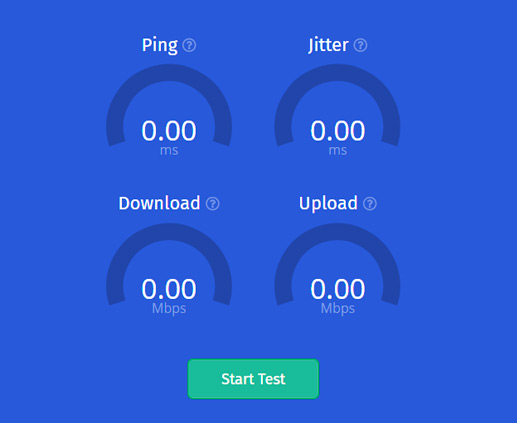 The convenience of the Website Speedtest